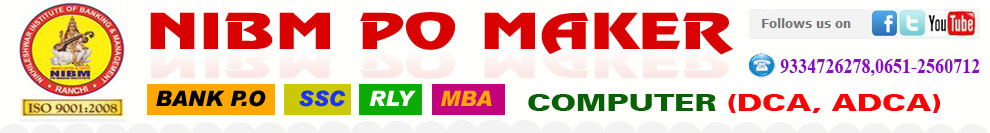 NIBM Banner